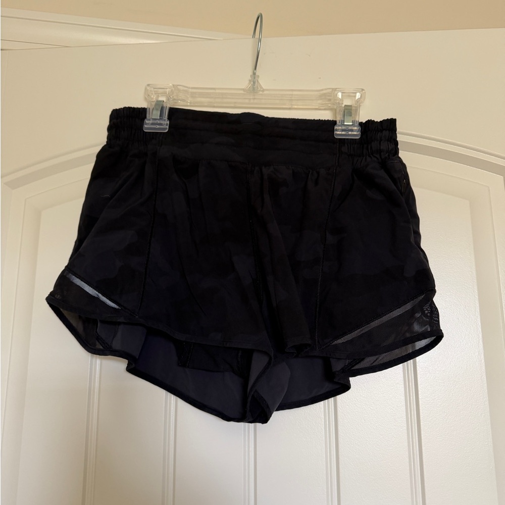 Black Camo Lululemon Shorts